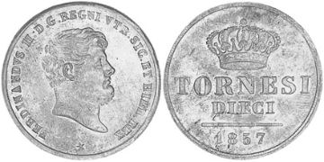 10 Tornesi 1851-1859