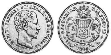 4 Pesos 1861-1862