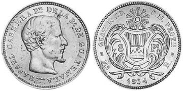 8 Pesos 1864