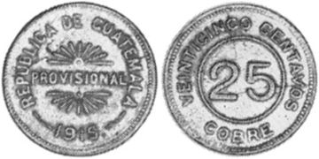 25 Centavos 1915