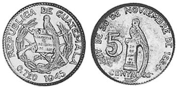 5 Centavos 1925-1949