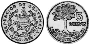 5 Centavos 1950-1957