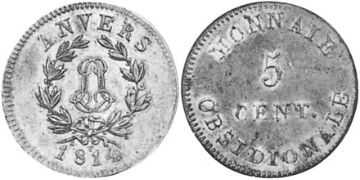 5 Centimes 1814