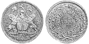Sixpence 1833