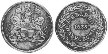 1/2 Crown 1833