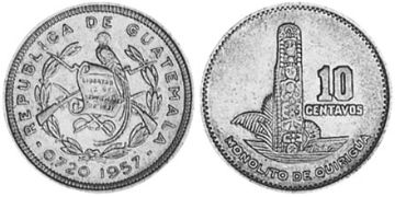 10 Centavos 1957-1958