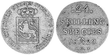 24 Skilling 1823-1824