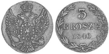 3 Grosze 1839-1841