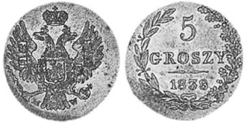 5 Groszy 1836-1840