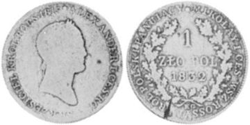 Zloty 1832-1834