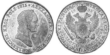 5 Zlotych 1829-1834