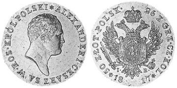 50 Zlotych 1817-1819