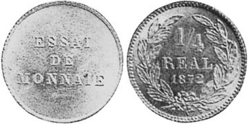 1/4 Real 1872