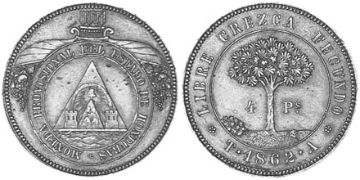 4 Pesos 1862