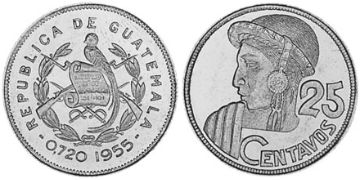 25 Centavos 1950-1959