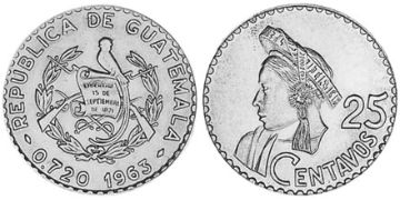 25 Centavos 1960-1964