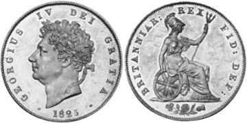 1/2 Penny 1825-1827
