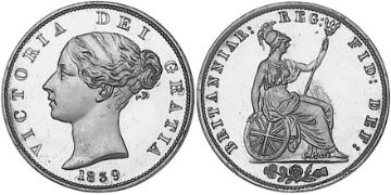 1/2 Penny 1839-1853
