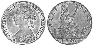 1/2 Penny 1860-1874