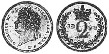2 Pence 1822-1830