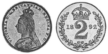 2 Pence 1888-1892