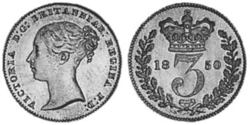 3 Pence 1838-1887