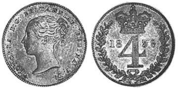 4 Pence 1838-1887