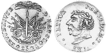 25 Centimes 1817