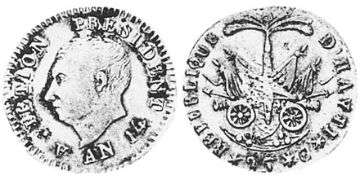 25 Centimes 1817