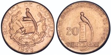 20 Quetzales 1926