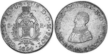 8 Reales 1854