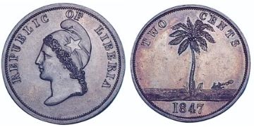 2 Cents 1847
