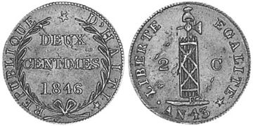 2 Centimes 1846