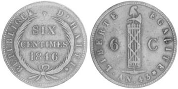 6 Centimes 1846