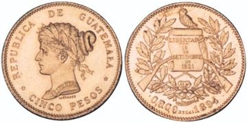5 Pesos 1894