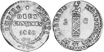 2 Centimes 1850
