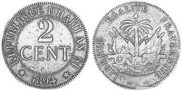2 Centimes 1886-1894