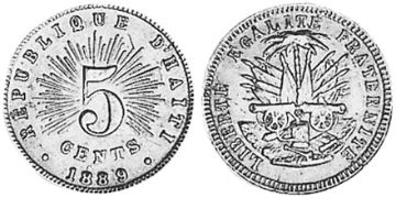 5 Centimes 1889