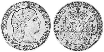 20 Centimes 1881-1895