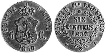 6 Centimes 1850