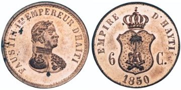 6 Centimes 1850
