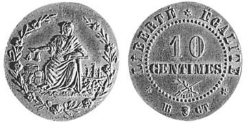 10 Centimes 1877