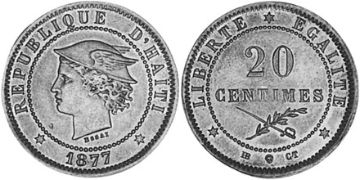 20 Centimes 1877