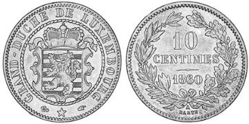 10 Centimes 1855-1865