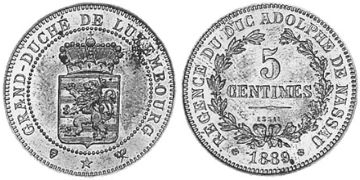 5 Centimes 1889