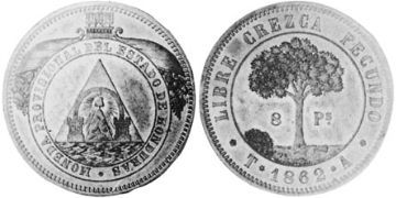 8 Pesos 1862