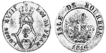 10 Centimes 1816