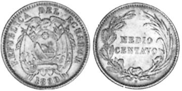 1/2 Centavo 1890