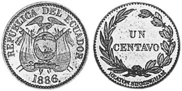 Centavo 1884-1886