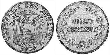 5 Centavos 1909